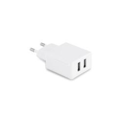 Hi!dea Адаптер Redi, 220V към 5V, 2 USB, бял - Hi!dea