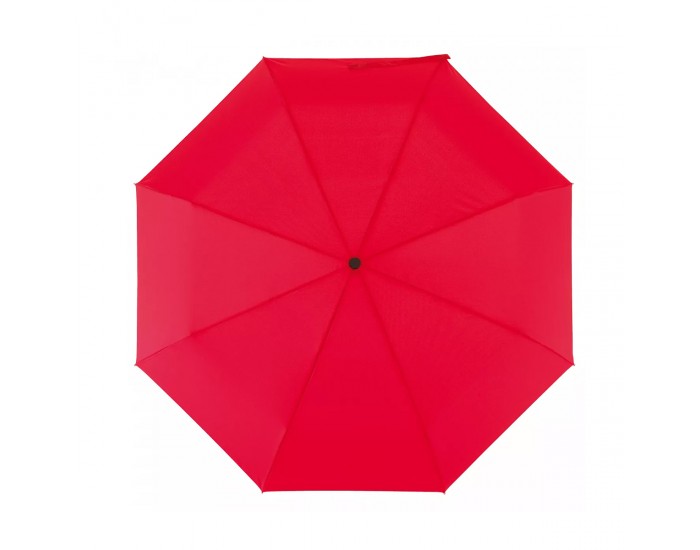 Office 1 Чадър, сгъваем, open-close, с гумирана дръжка, 97 cm, червен