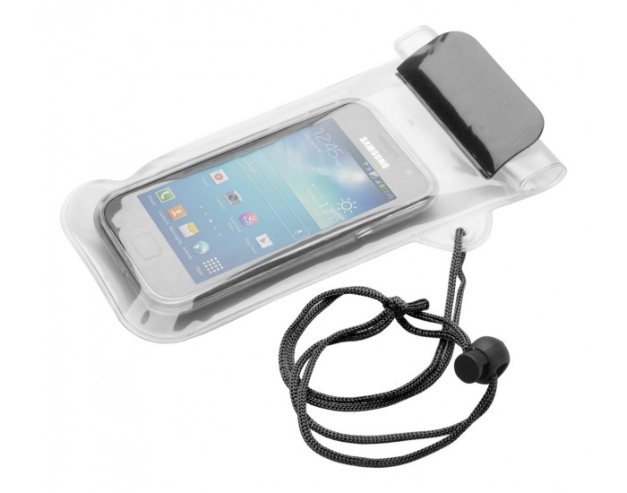 Калъф за телефон Wapro, 95 х 230 mm, прозрачен, черен
