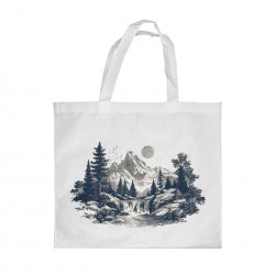 Gift&Go Торбичка Nature - Калиграфия, полиестерна, 38 х 39 cm, бяла - Аксесоари за пътуване