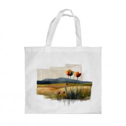 Gift&Go Торбичка Nature - Лалета, полиестерна, 38 х 39 cm, бяла - Аксесоари за пътуване
