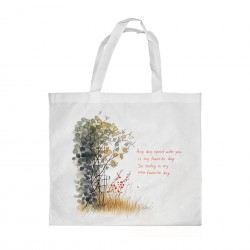 Gift&Go Торбичка Emotion - Any day, полиестерна, 38 х 39 cm, бяла - Аксесоари за пътуване