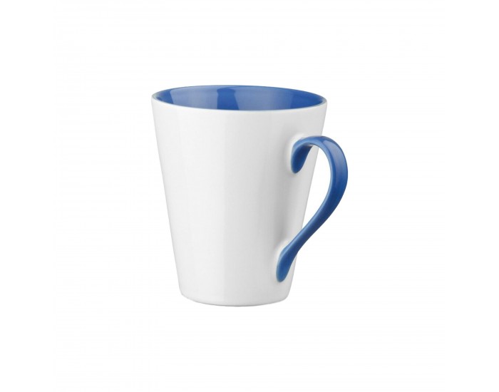 Hi!dea Чаша Colby, керамична, със синя вътрешност, 320 ml