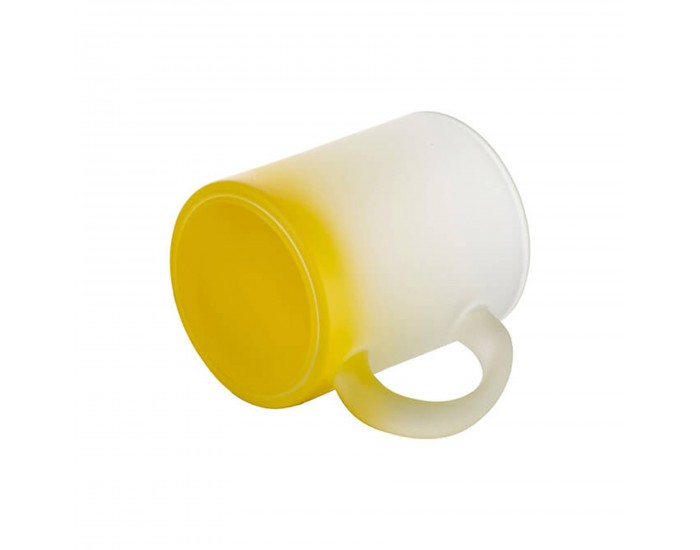 BESTSUB Чаша за сублимация Frosted, жълта, 330ml
