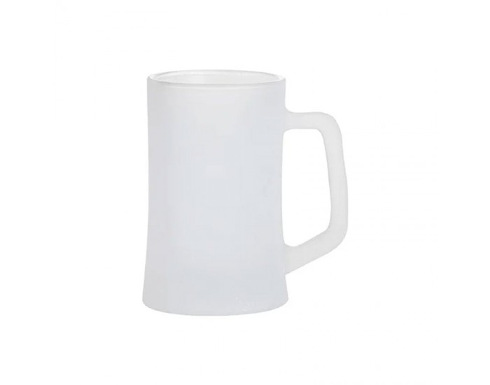 BESTSUB Халба за бира, стъклена, матова, 360 ml