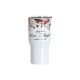 BESTSUB Чаша за пътуване, с капак, инокс, 650 ml, бяла