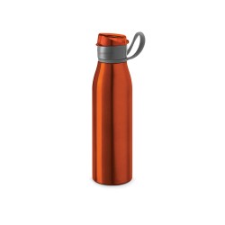 Hi!dea Бутилка Korver, спортна, метална, 650 ml, оранжева - Hi!dea