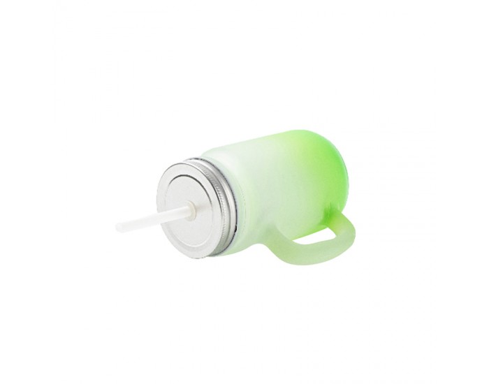 BESTSUB Буркан за сублимация Frosted, зелен, 350ml