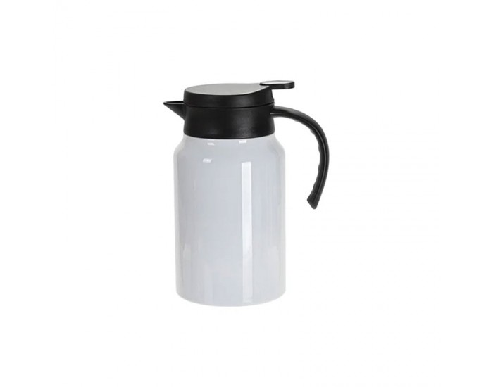 BESTSUB Термокана, с дръжка и капак, 1.5 L, бяло-черна