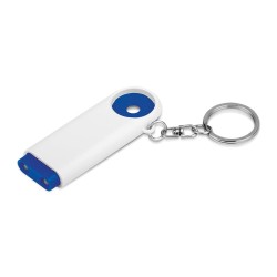 Ключодържател Token, 7 х 1 х 2.5 cm, син - Hi!dea