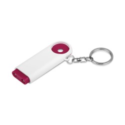 Ключодържател Token, 7 х 1 х 2.5 cm, цвят бургунди - Hi!dea