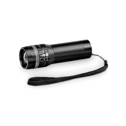 Фенер Zoomin, алуминиев, 3.3 х 10.4 cm, черен - Hi!dea