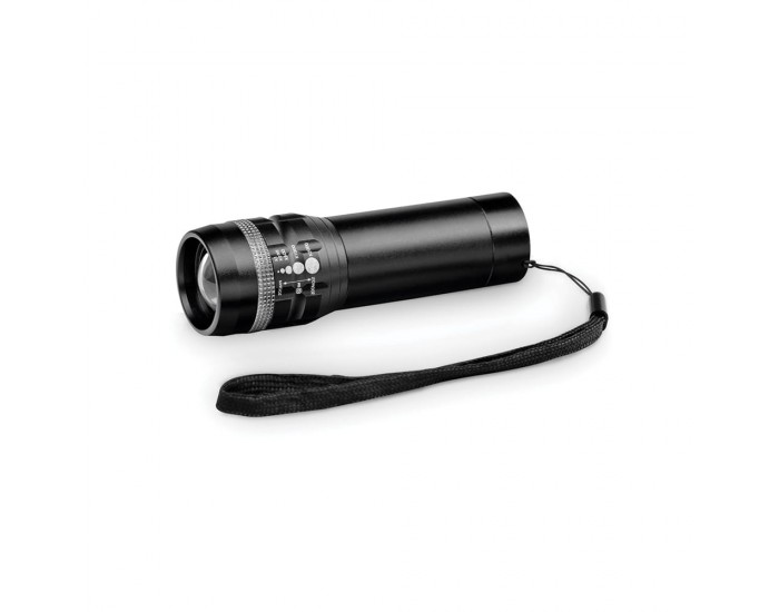 Фенер Zoomin, алуминиев, 3.3 х 10.4 cm, черен