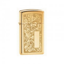 Zippo Запалка 1652B - Slim Brass Venetian - Zippo