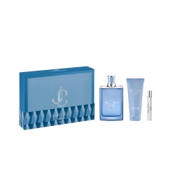 Jimmy Choo Парфюм Aqua, FR M, Eau de toilette, 100 ml, в комплект с парфюм 7.5 ml и душ гел 100 ml, мъжки - Сравняване на продукти