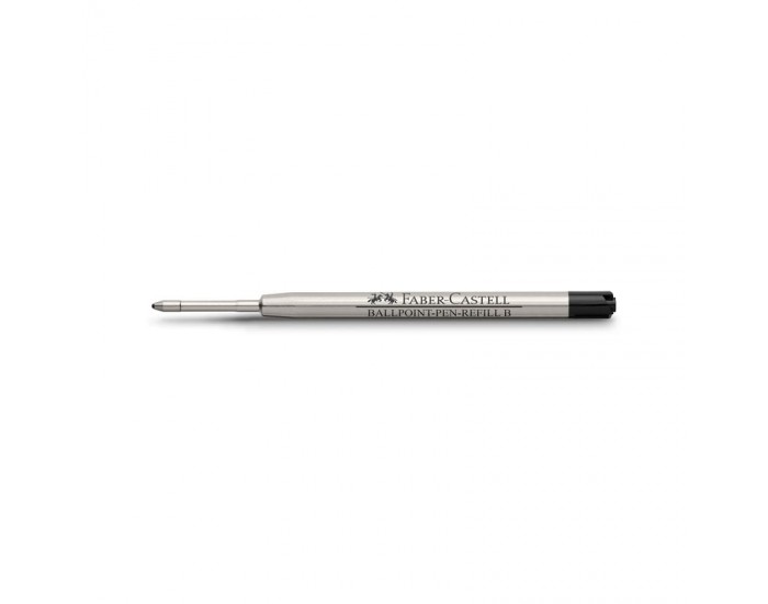 Faber-Castell Пълнител за химикалка G2, B, метален, черен