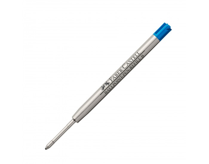 Faber-Castell Пълнител за химикалка G2, B, метален, син