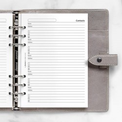 Filofax Пълнител за органайзер, A5, за имена, адреси и телефони - Filofax