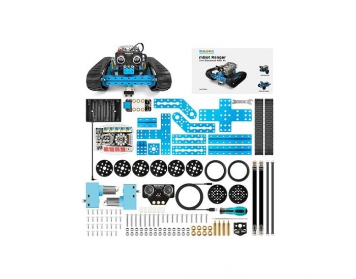 Робот mBot Ranger, 3 в 1, интерактивен, 6 сензора
