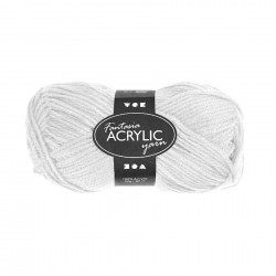 Creativ Company Прежда, акрилна, 50 g, бяла - Creativ Company