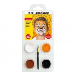 Eberhard Faber Боя за лице Tiger, 4 цвята - Изкуство и забавление