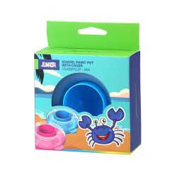 Чаша за рисуване Junior Wash Crabby, асорти - Офис аксесоари
