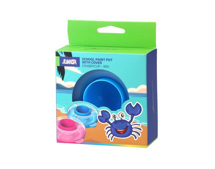 Чаша за рисуване Junior Wash Crabby, асорти