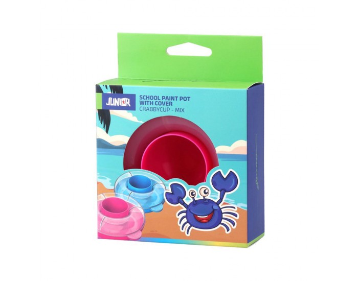 Чаша за рисуване Junior Wash Crabby, асорти