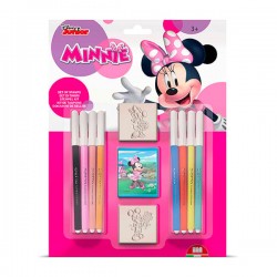 Multiprint Комплект Minnie Mouse, с 2 печата и 8 флумастера - Multiprint