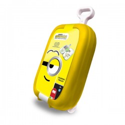 Multiprint Комплект за оцветяване Minions, в куфарче, на колела, асорти - Multiprint