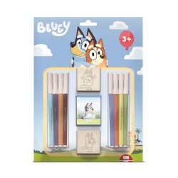 Multiprint Комплект Bluey, с 2 печата и 8 флумастера - Multiprint