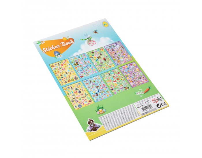 Moxy Книжка със стикери, с великденски мотиви, А4
