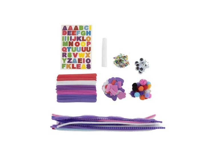Moxy Творчески комплект Megacraft Bag Girls, 250 части, асорти