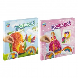 Moxy Творчески комплект Poke-a-Dot, асорти, 24 броя - Материали за декорация