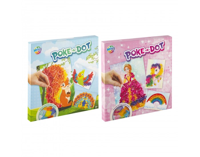 Moxy Творчески комплект Poke-a-Dot, асорти, 24 броя