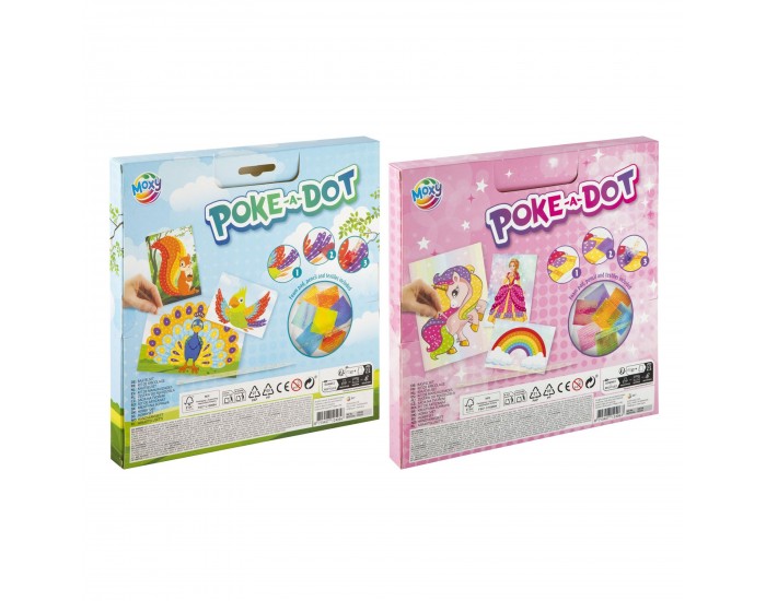Moxy Творчески комплект Poke-a-Dot, асорти, 24 броя