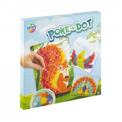 Moxy Творчески комплект Poke-a-Dot, животни - Материали за декорация