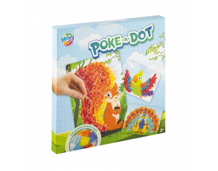 Moxy Творчески комплект Poke-a-Dot, животни