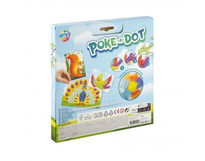 Moxy Творчески комплект Poke-a-Dot, животни