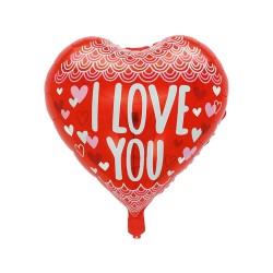 Балон Festa, I love you, сърце, 45 х 53 cm - Материали за декорация