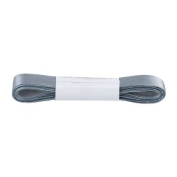 Лента-панделка Festa Rosett, 15.9 mm, 3 m, сива - Материали за декорация