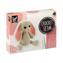 Craft ID Комплект за плетене на една кука Заек, 12 х 9 х 12 cm - Craft id