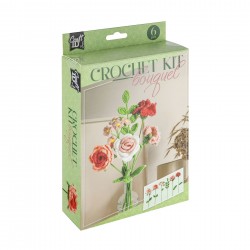 Craft ID Букет цветя, за плетене, розови - Craft id