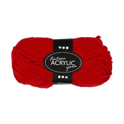 Creativ Company Прежда, акрилна, 50 g, червена - Creativ Company