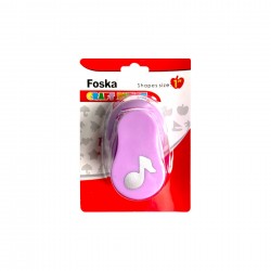 Foska Перфоратор за декорация - Нота, 25 mm, зелен - Офис аксесоари