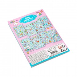 Moxy Книжка със стикери, А5, синя - Материали за декорация