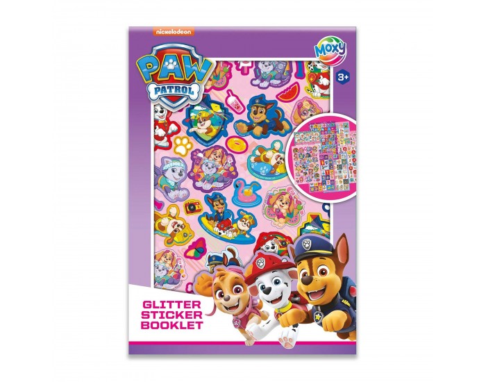 Moxy Книжка със стикери Пес Патрул, А5