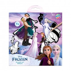 Moxy Стикери за издраскване Frozen, 5 броя - Материали за декорация