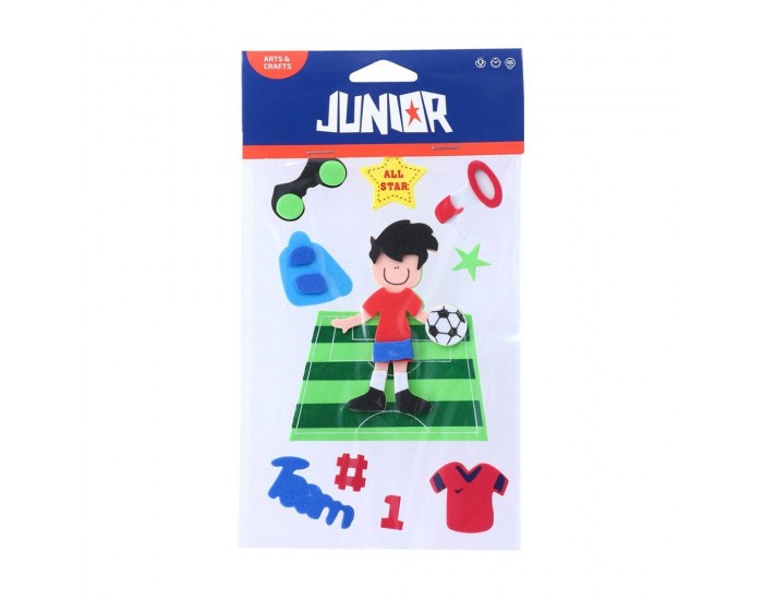 3D стикери от пяна Junior, футбол