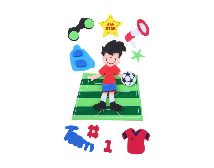 3D стикери от пяна Junior, футбол